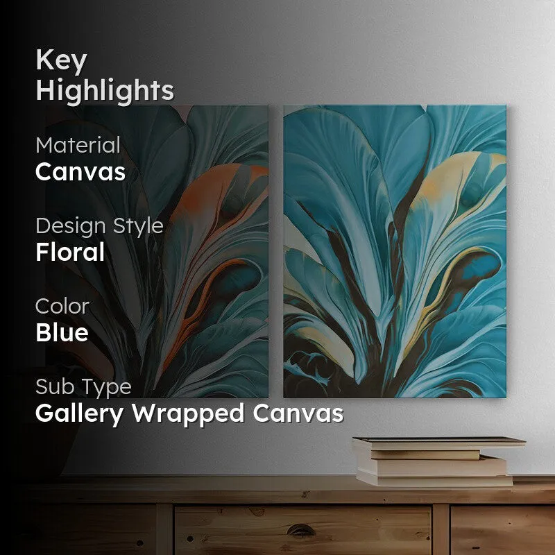 Waves Of Nature Wall Art - Set Of Two media 2