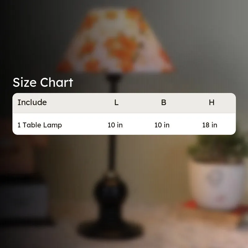Kansa Ibis Flora Fabric Table Lamp - Multicolor media 4
