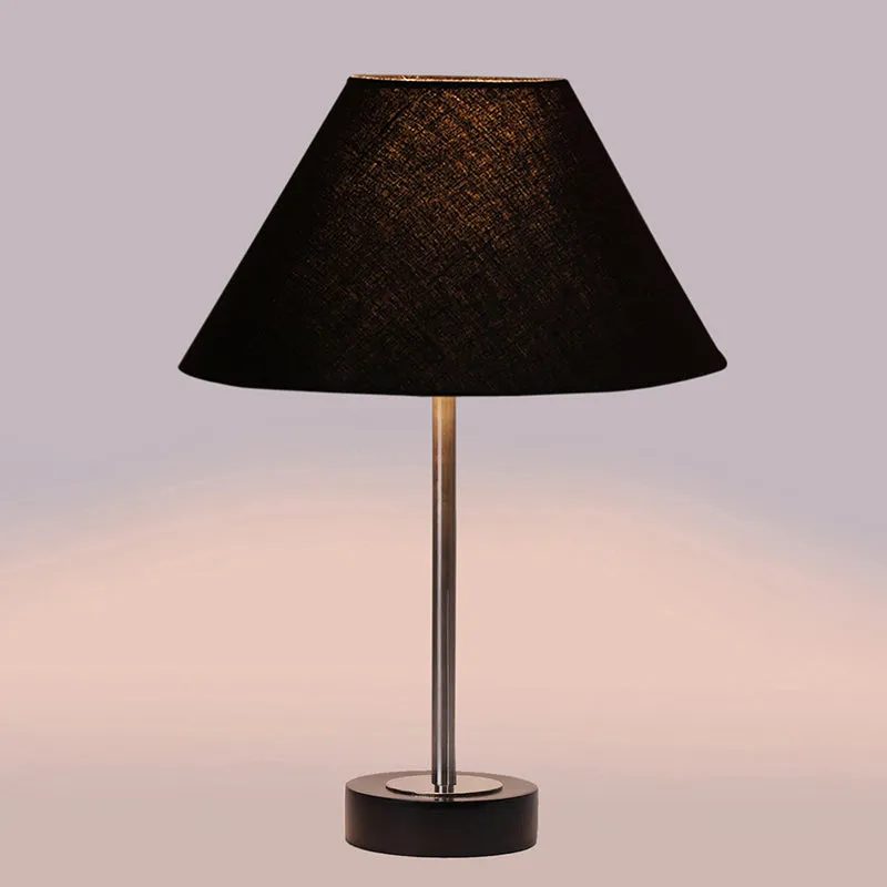 Cotin II Rodin Wooden Table Lamp - Black,Silver media 5