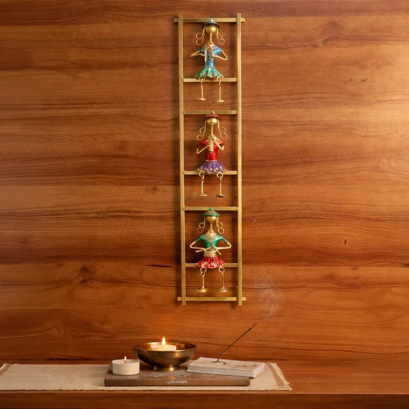 Musician Ladies Ladder Iron Wall Accents media 1