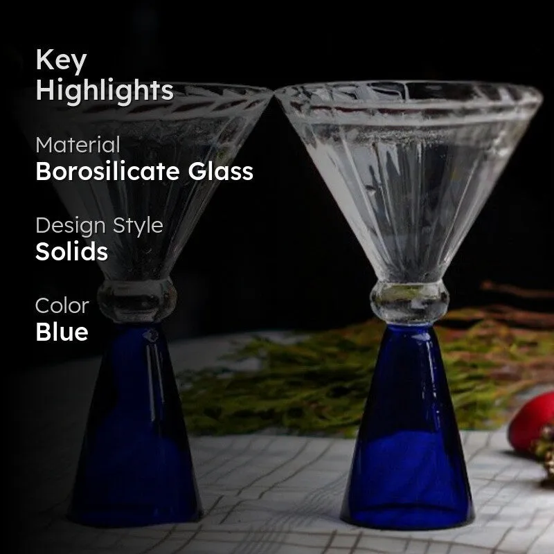 Sapphire Glow Goblet Glasses(120 mL) - Set Of Two media 2