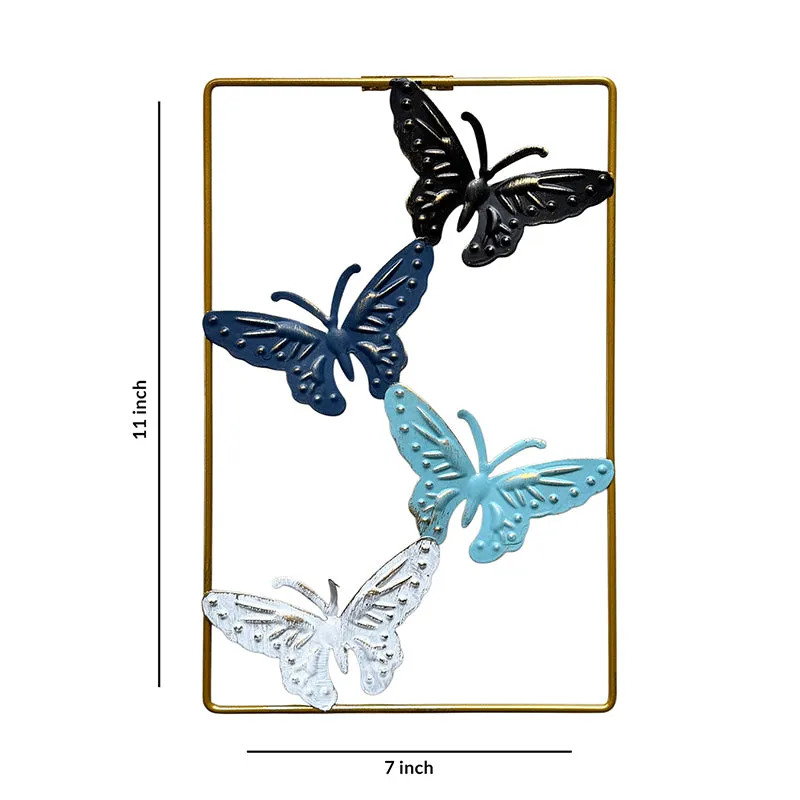 Sculpted Butterfly Metal Wall Accent - Set Of Two media 7