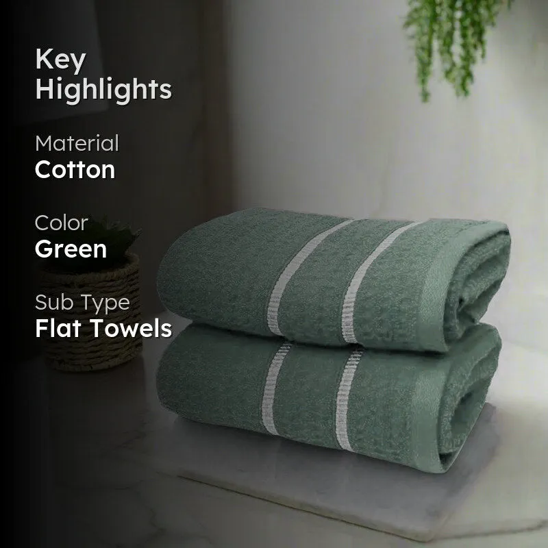 Junia Hand Towel (Green) - Set Of Two media 2