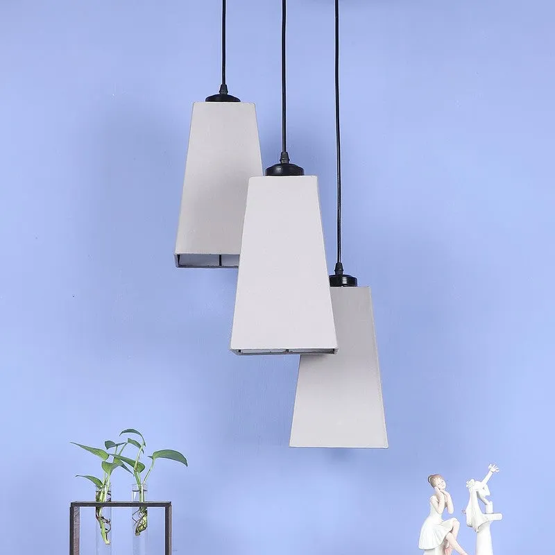 Shadowlux Triple Metal Ceiling Lamp - Grey media 4