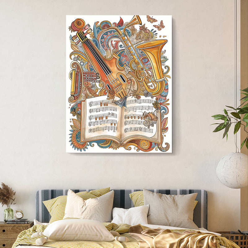 Sax & Jazz Wall Painting