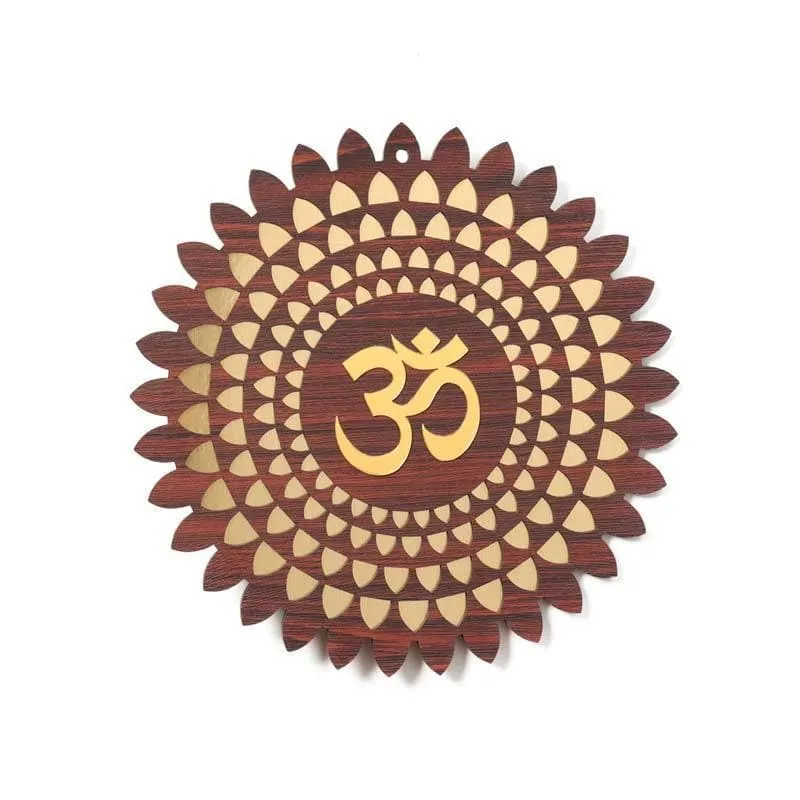 Om Shanti Wooden Wall Accent media 5