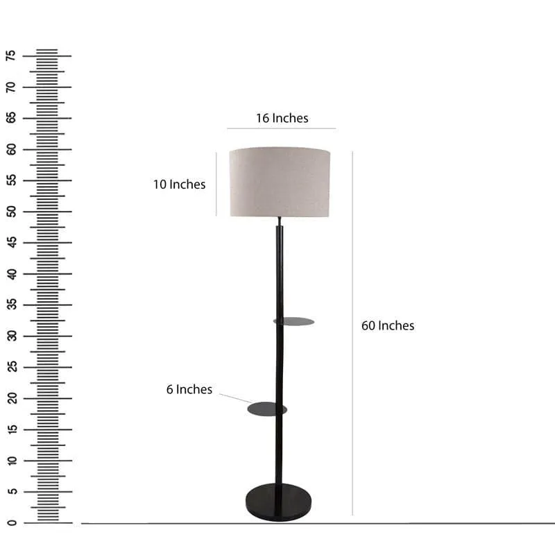 Seria Musa Floor Lamp With Shelf media 6