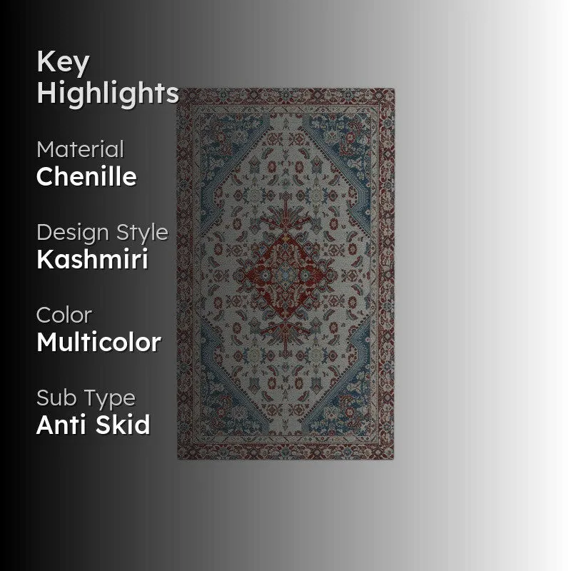 Urban Space Oriental Chenille Carpet - Multicolor media 2