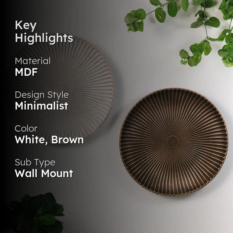 Wallora Decorative MDF Wall Accent - Set Of Two media 2