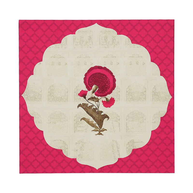 India Circus Botanical Song Canvas Wall Art - Set Of Three media 5