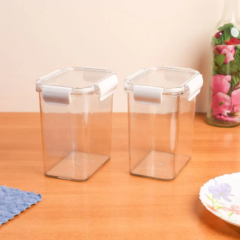 AirLock White Clear PET Container - Set Of Two media 1