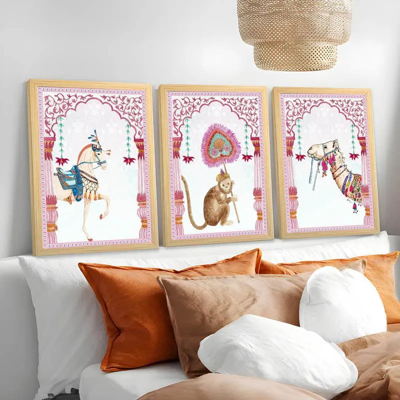 Ethnic Dream  Wall Art - Set Of Three media 5