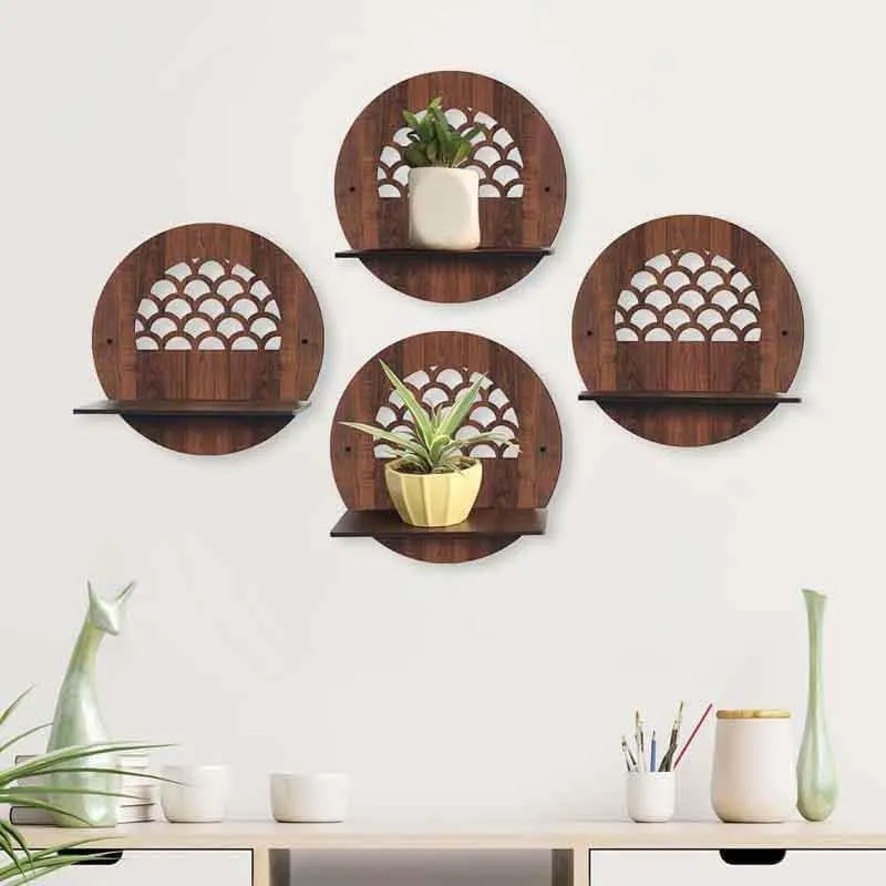 La Gardenia Wall Shelves - Set Of Four media 1