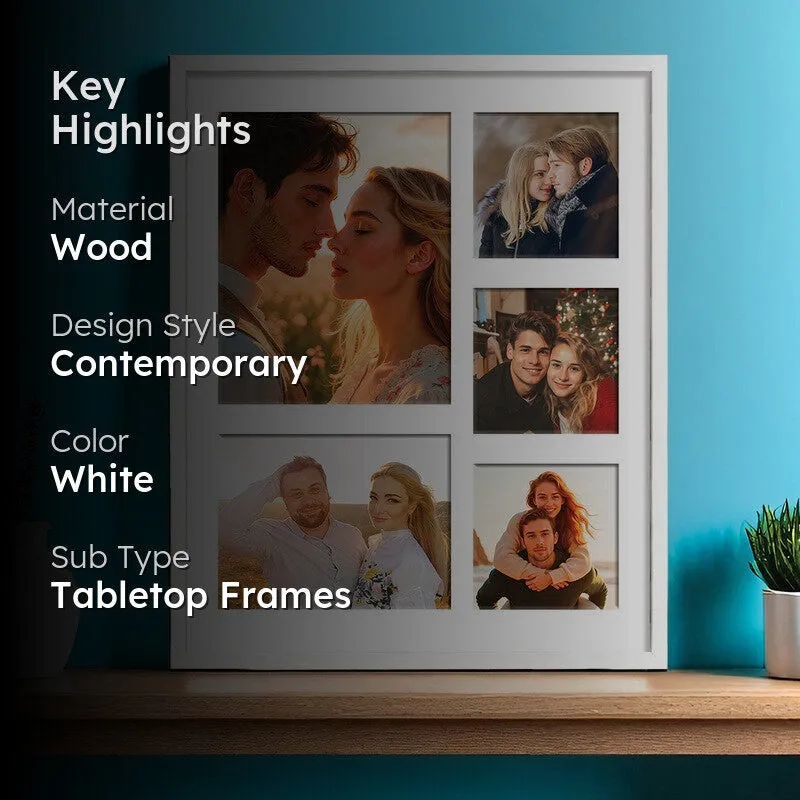 Eterna Collage Photo Frame - White media 2