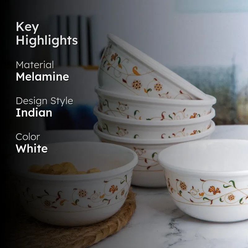 Servewell Aosta Snack Bowl (240 mL Each) - Set Of Six media 2