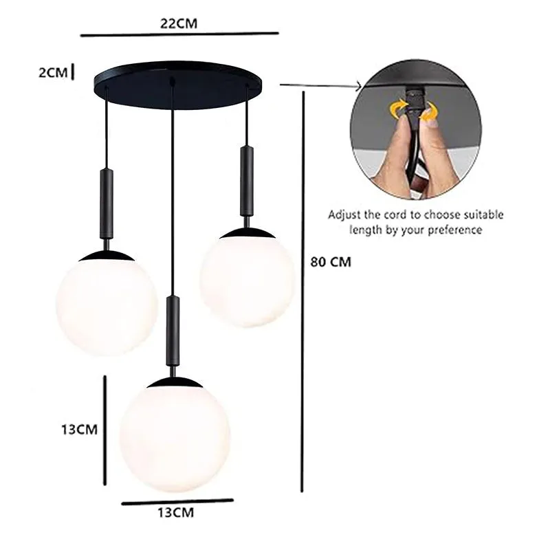 Mar Glow Metal Ceiling Lamp - Black media 6