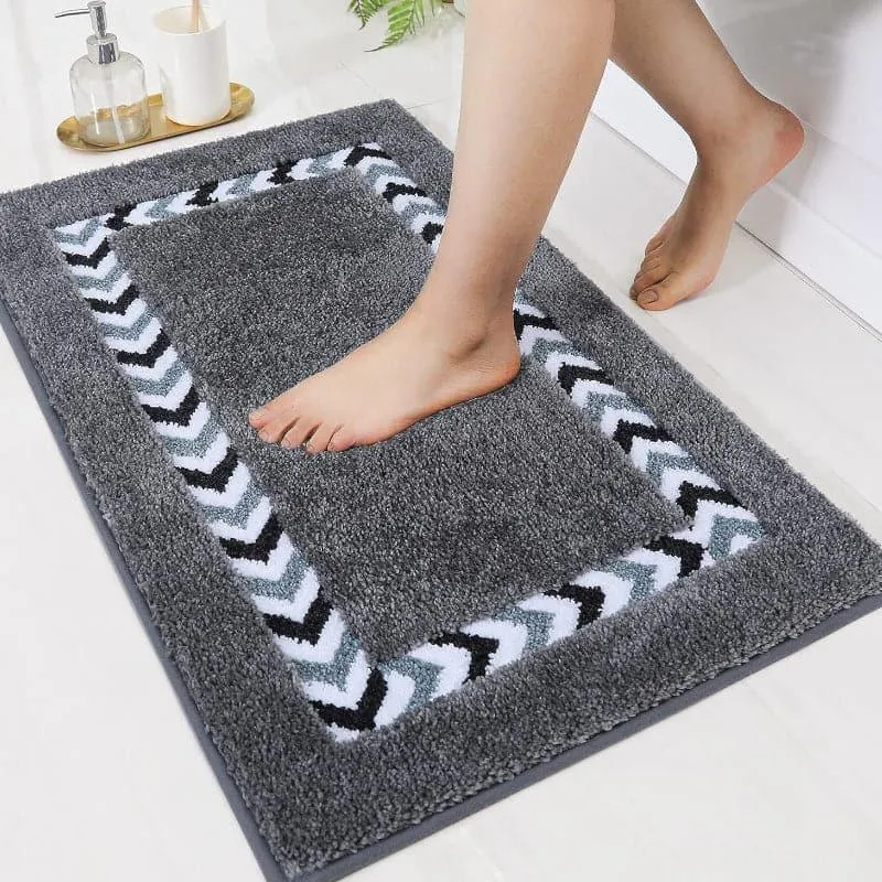 Luxe Cove Anti Skid Bathmat - Grey media 3