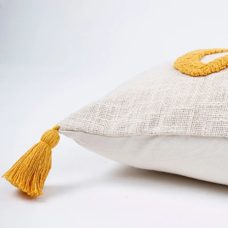 Blush Bloom Tufted Cushion Cover media 6