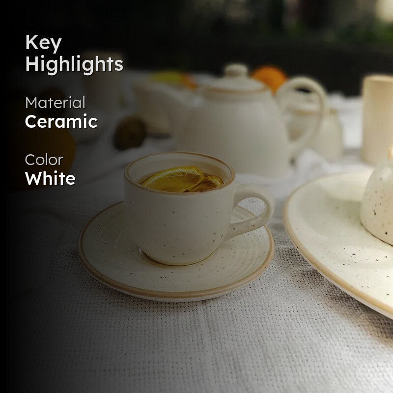 Galenta Handmade Cup & Saucer - 240 ML media 2
