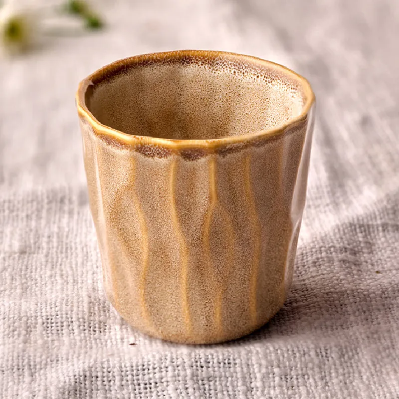 Cüraa  By YFL Home Rustic Facet & Flow Tumbler - 280 mL media 1