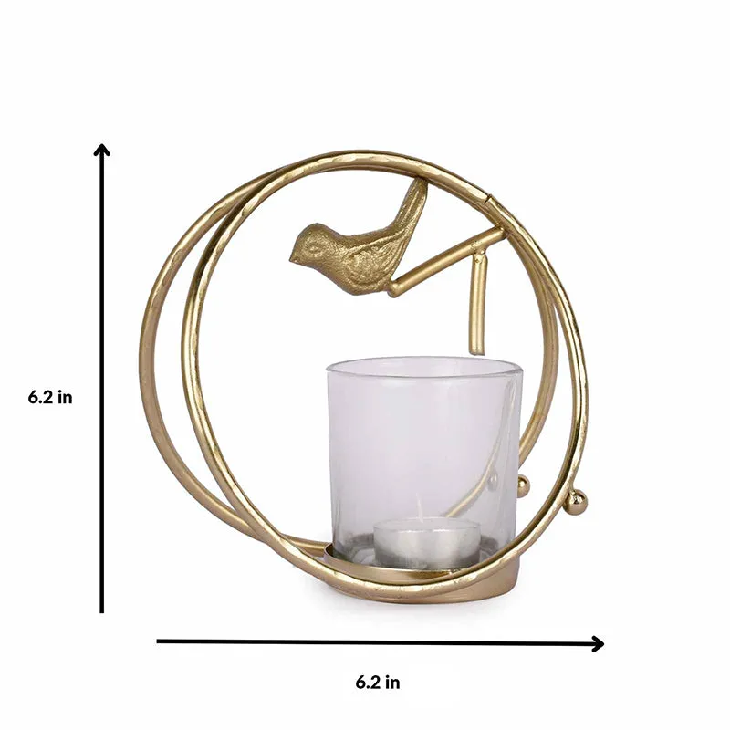 Bird In Frame Candle Holder media 5
