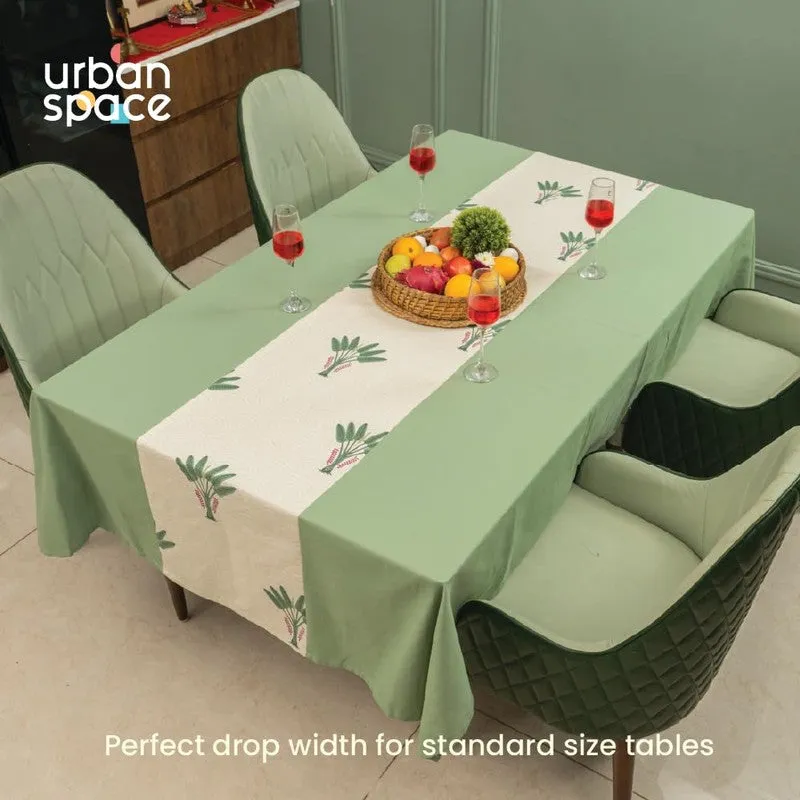 Urban Space Dualis Table Cover - Green & Off White media 4