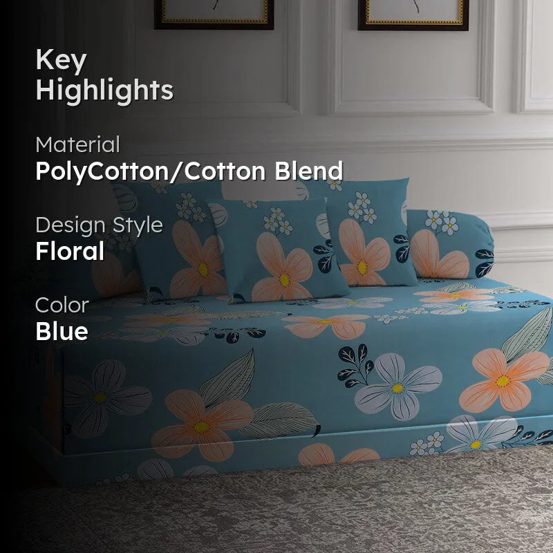 Vienna Blooms Diwan Set - Six Piece Set media 2