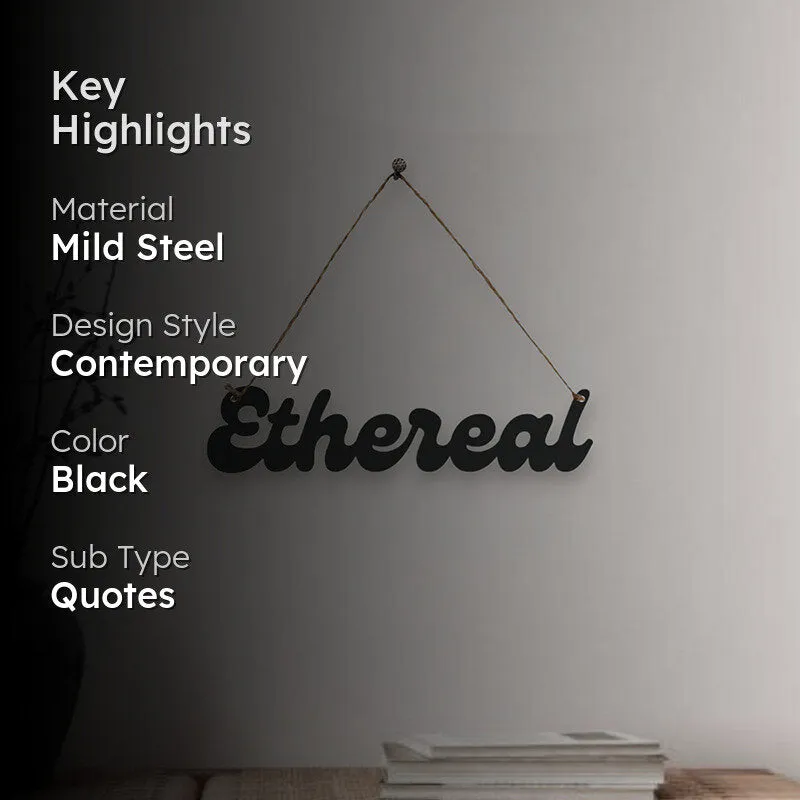 Ethereal Mild Steel Wall Accent media 2