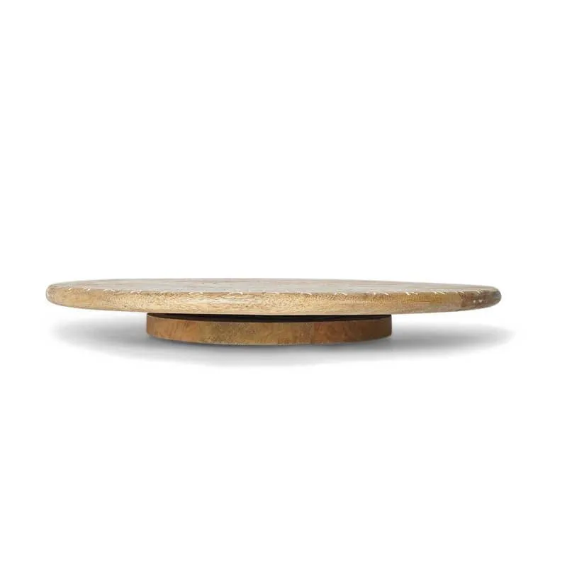 Rustic Realm Wood Lazy Susan media 5
