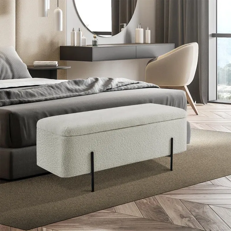 Santrell Bench - White media 1