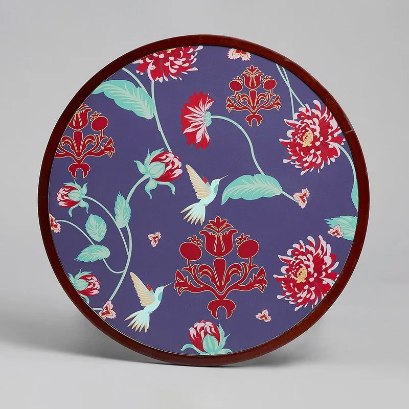 India Circus Wood Zinnian Round Side Table media 5