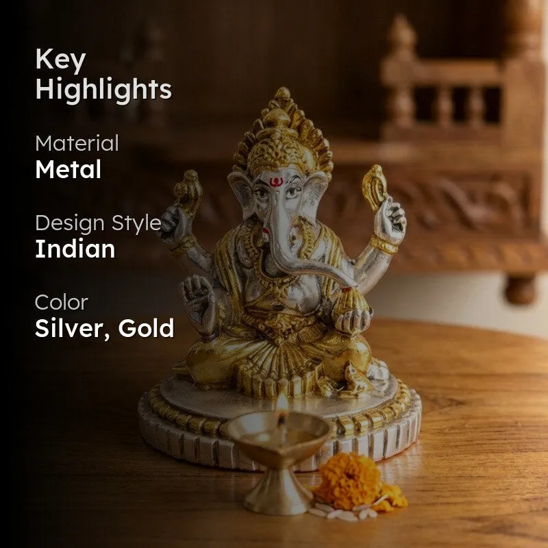 Sacred Vinayak Metal Idol media 2