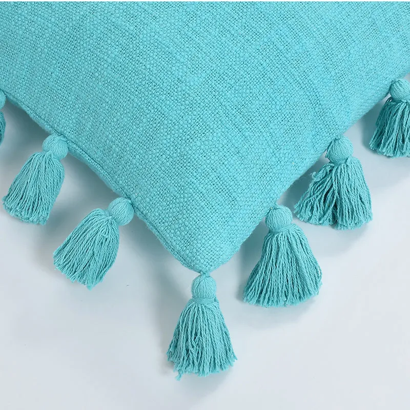 Tassia Cushion Cover (Blue) - Set Of Two media 3