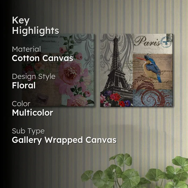 Flicka Floral Wall Art - Set Of Two media 2