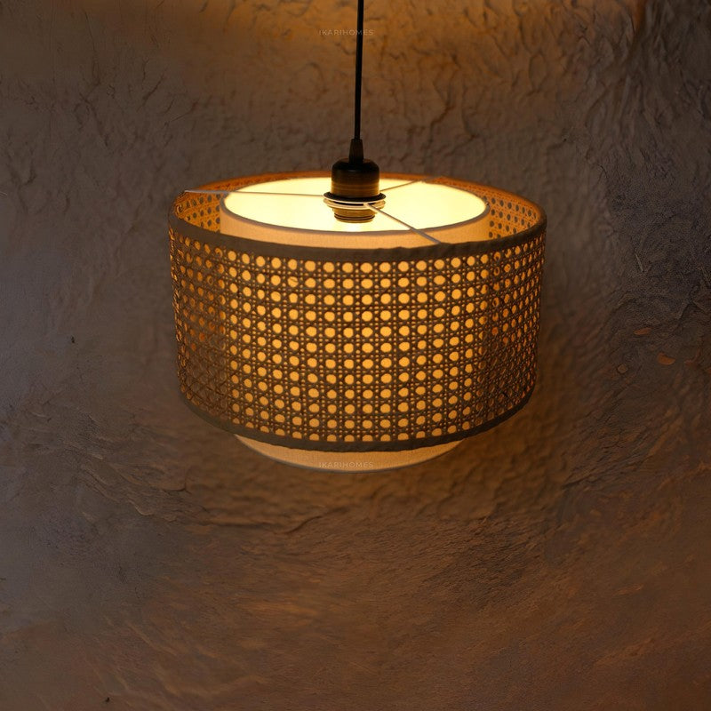 Torlinor Rattan Ceiling Lamp media 4