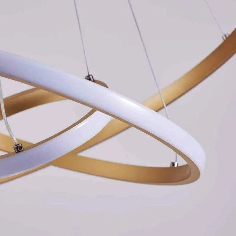 Nova Halo Metal Ceiling Lamp - Gold media 5