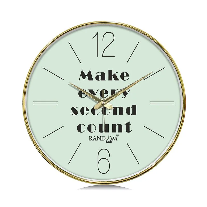 Moment Value Round Analog Wall Clock - Green media 3