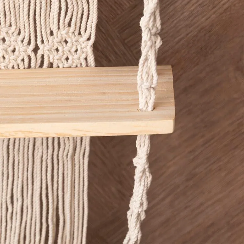 Kocha Macrame Wall Shelf media 5