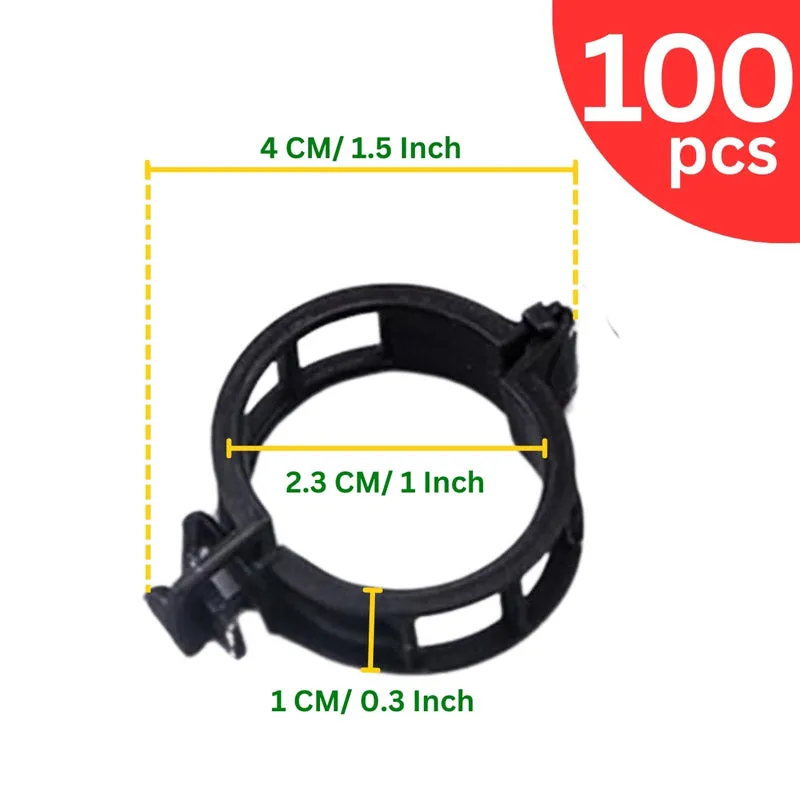 Plant Pro Garden Clip (Black) - Set Of Hundred media 7