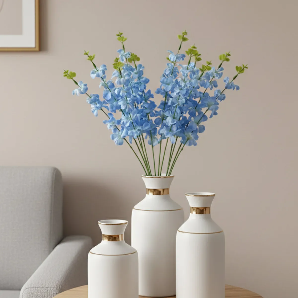Botanical Cherry Blossom Artificial Flower - Set Of Two media 7