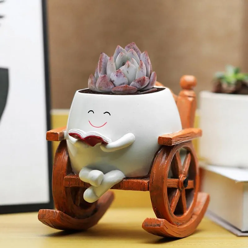 Plant Buddies Resin Planter - Set Of Three media 4