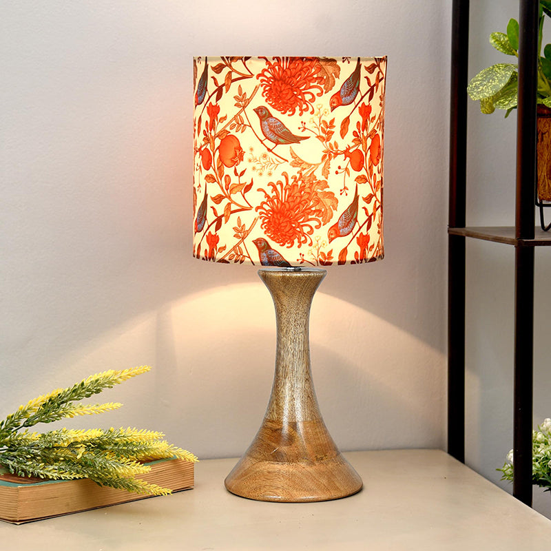 Lacewing Grace Fabric Table Lamp - Multicolor