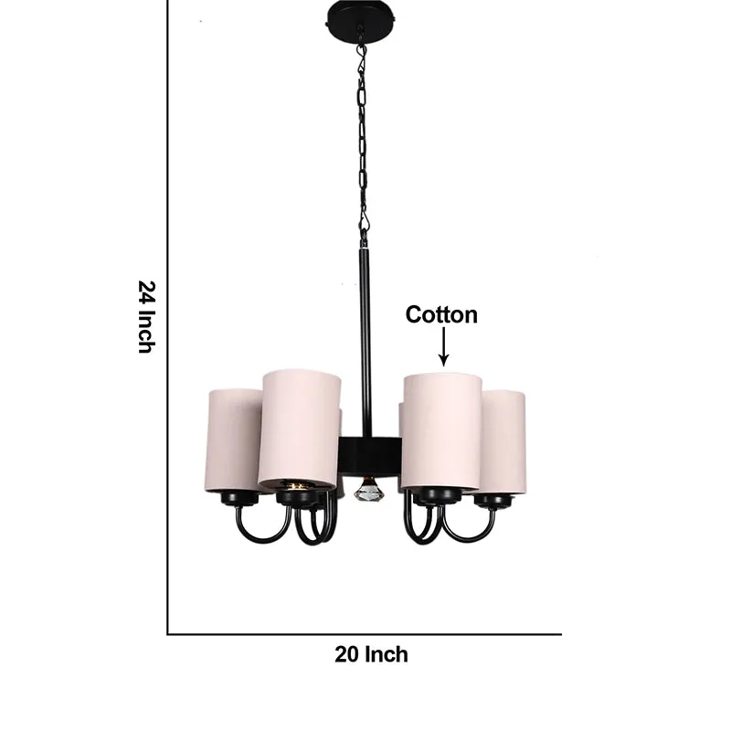 Viya Cylindrical Ceiling Lamp - Grey media 5
