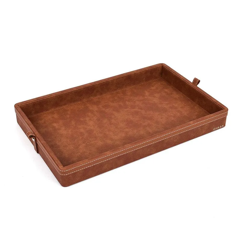 Elara Dote Serving Tray (Brown) - Set Of Two media 6