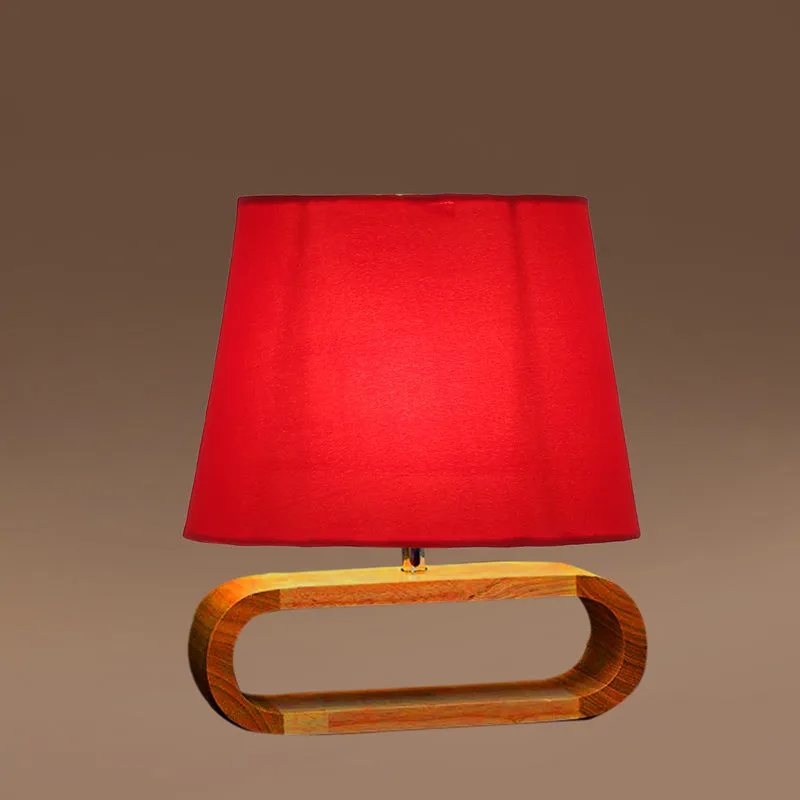 Cotin Curve Cotton Table Lamp - Red media 5