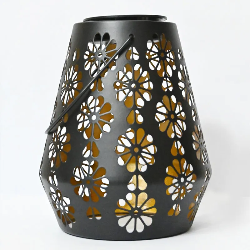 Jaalya Solar Metal Table Lamp - Black media 4