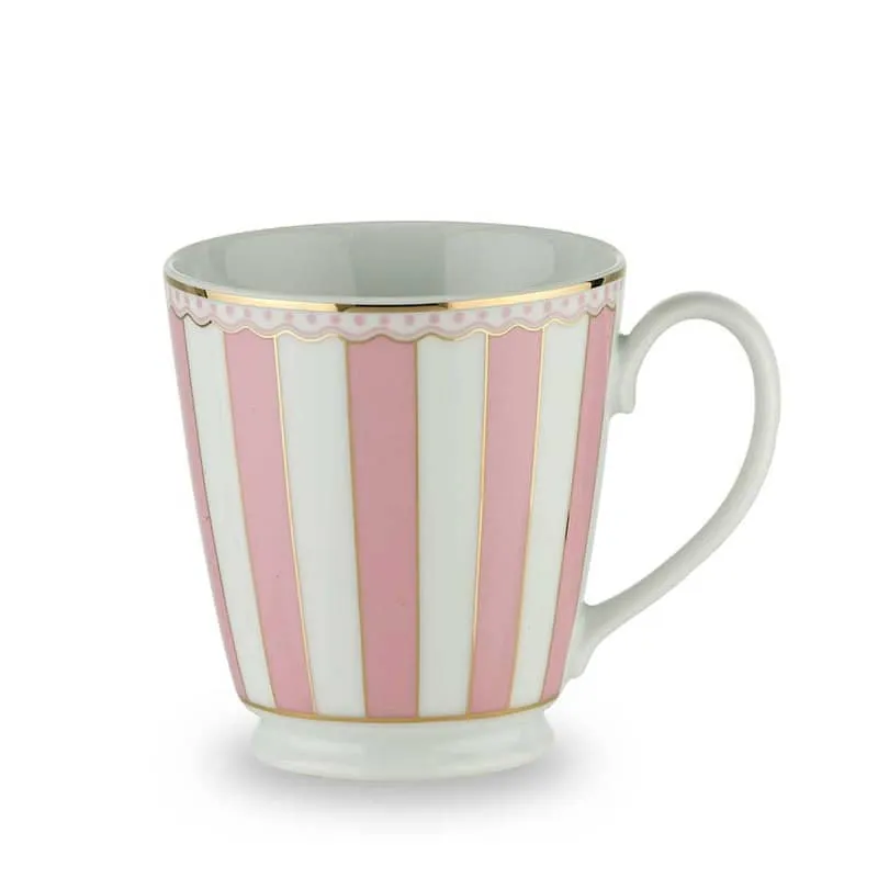 Noritake Porcelain Coffee Mug (Peach & White) - 300 mL media 7