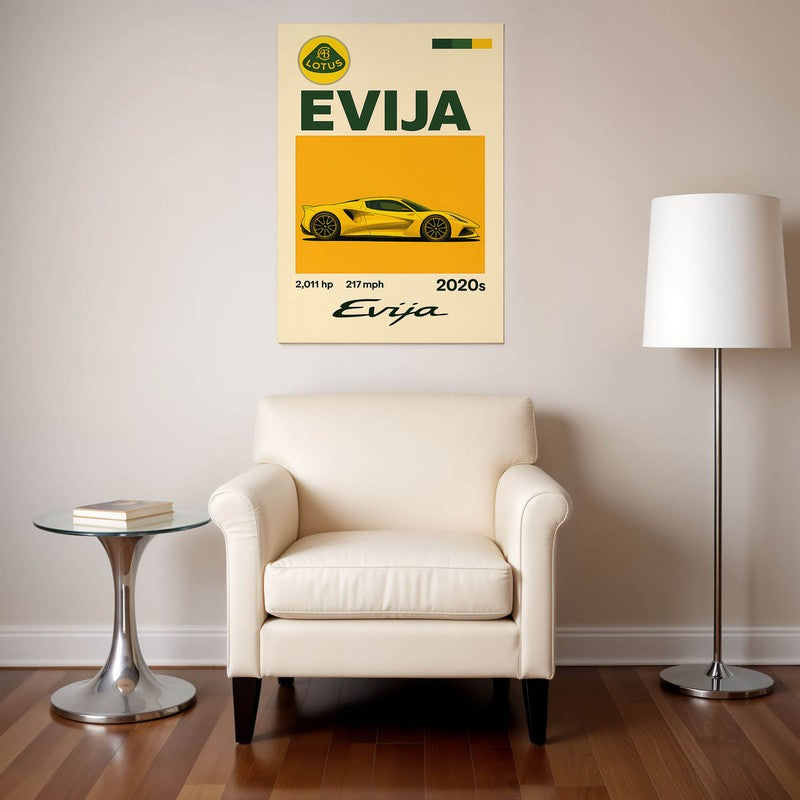Lotus Evija Wall Poster