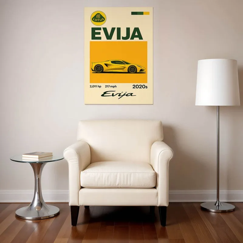 Lotus Evija Wall Poster media 1