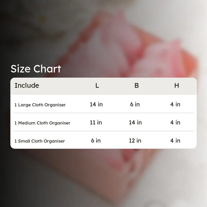 Juna Foldable Cloth Organizer - Set Of Three media 5
